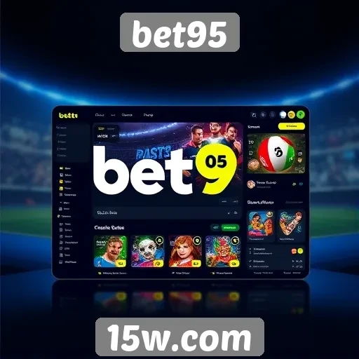 Interface e experiência do usuário no site bet95